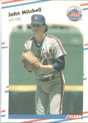 1988 Fleer Baseball Cards      145     John Mitchell RC